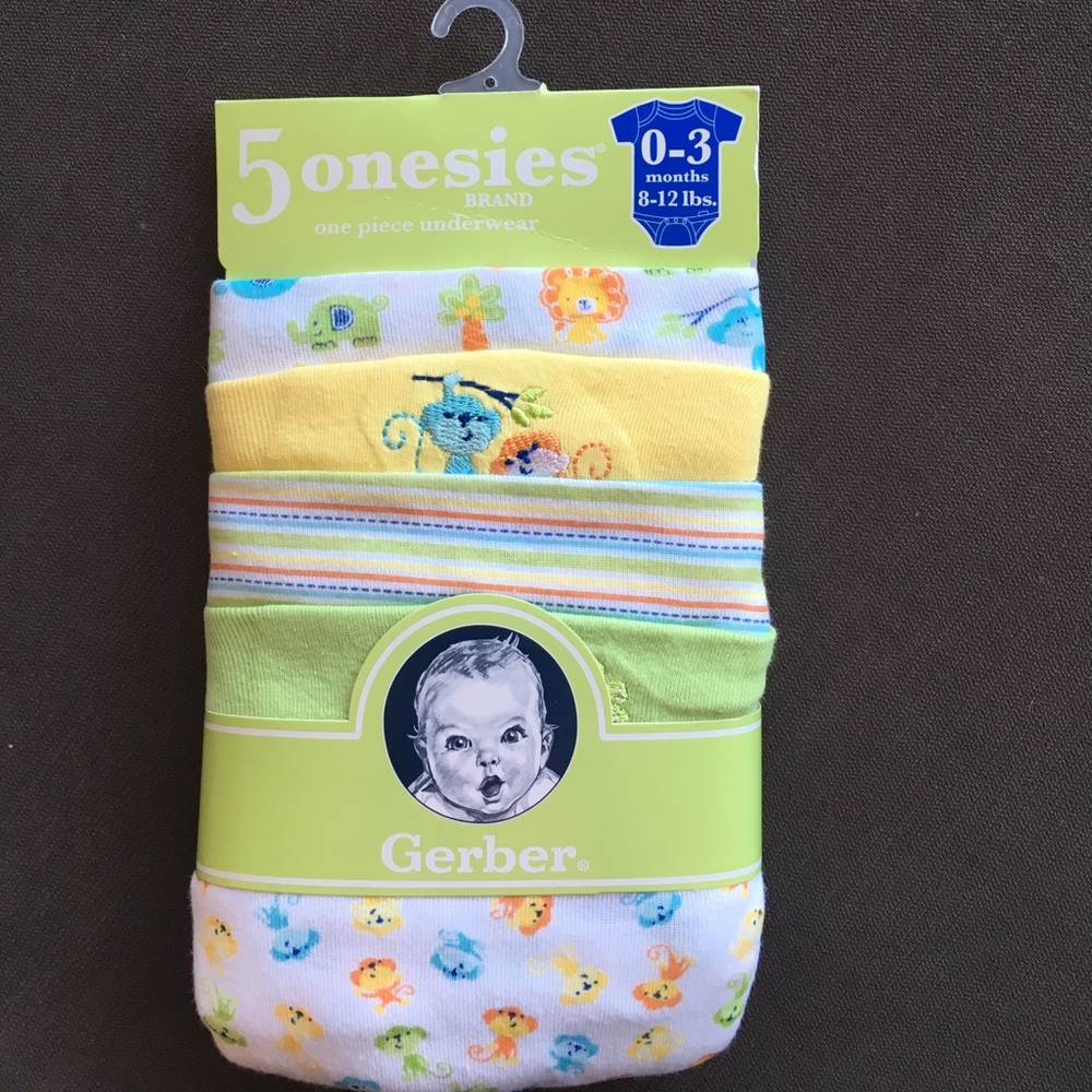 Gerber 5 pack onesies