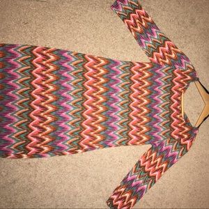 Bright pattern dress