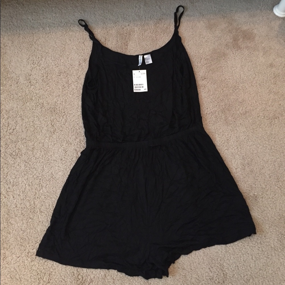 Black romper.
