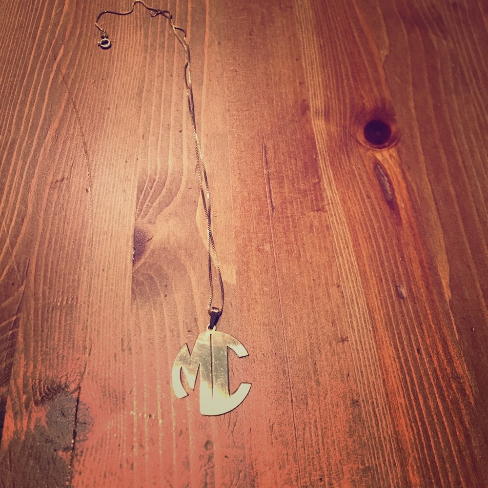 Monogrammed necklace