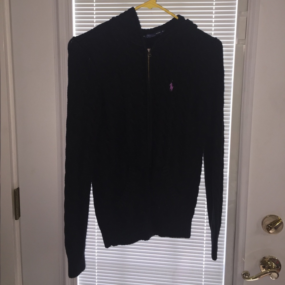 Hooded Zip Up Sweater