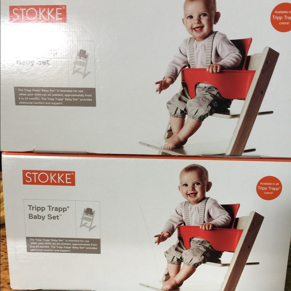 Stokke Tripp Trapp cushions & baby set!