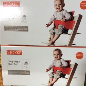 Stokke Tripp Trapp cushions & baby set!