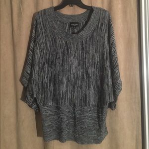 Gray Top by Brittany Black Size 1x