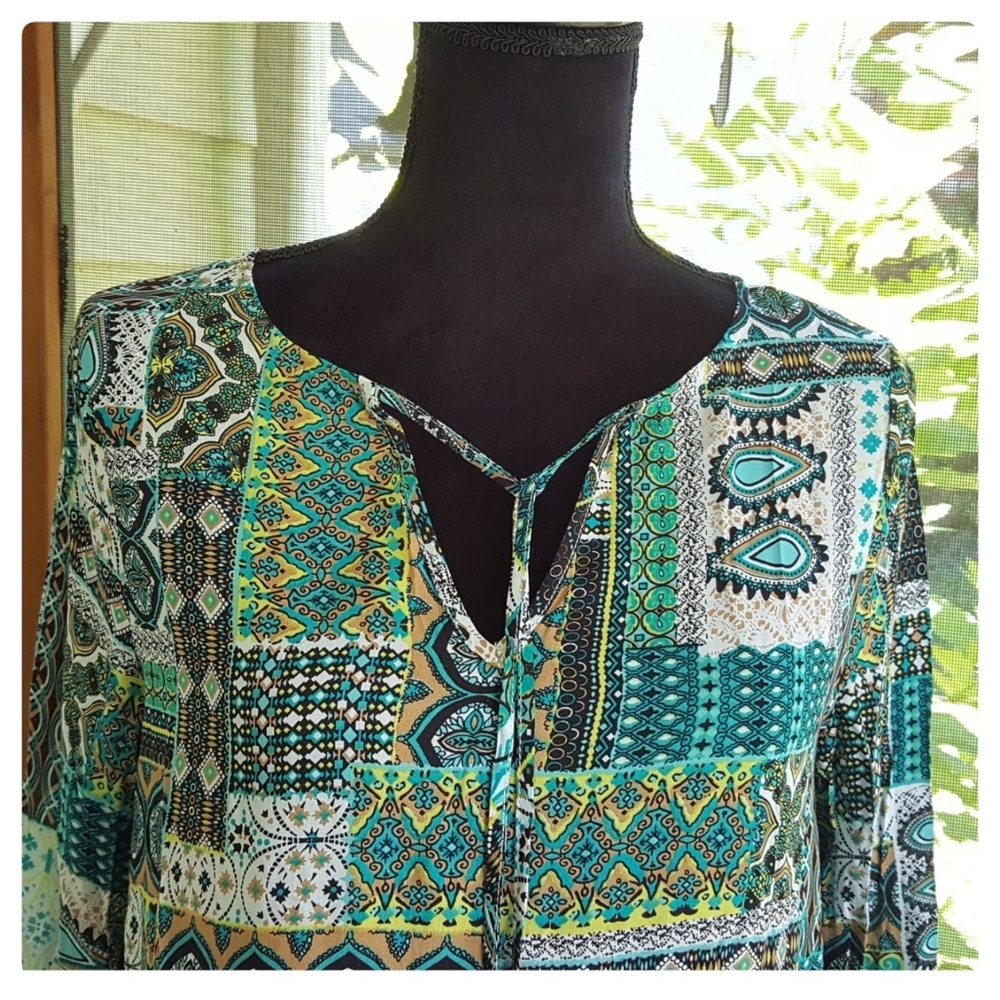 🎈CLEARANCE/ FIRM / NO OFFERS🎈Print Tunic Dress - Picture 6 of 8