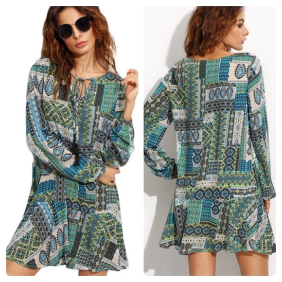 🎈CLEARANCE/ FIRM / NO OFFERS🎈Print Tunic Dress - Picture 4 of 8