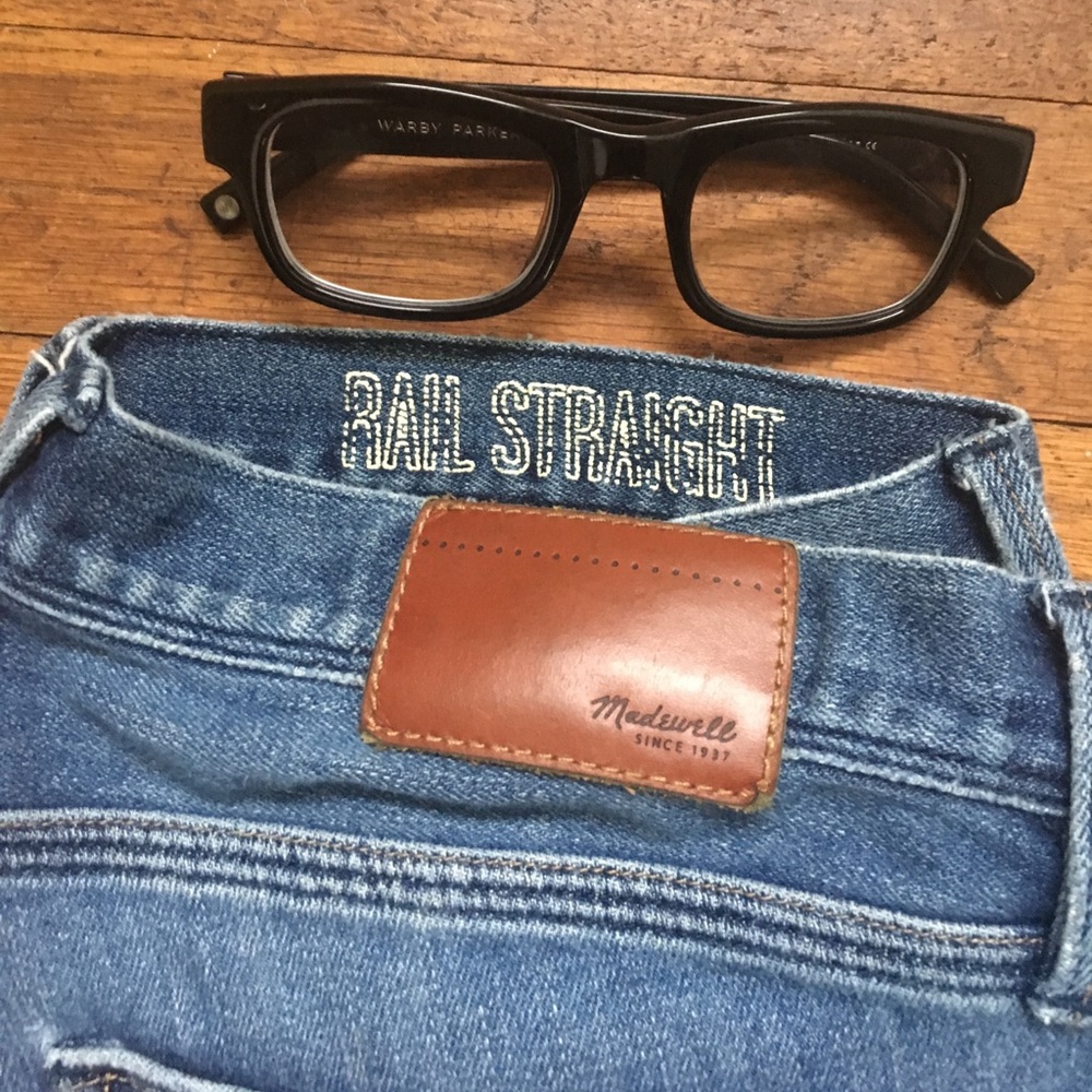 Madewell Rail Straight Jeans