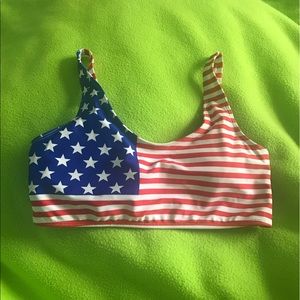 USA Themed Swim Top