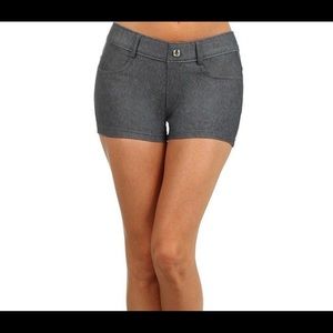 Charcoal Grey Jeggings Shorts Size Medium