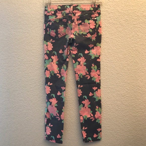 Celebrity Pink Girls Floral Jeans - Picture 3 of 5
