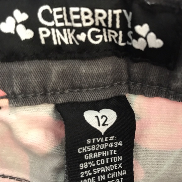 Celebrity Pink Girls Floral Jeans - Picture 5 of 5