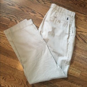 Polo by Ralph Lauren Men's Flat Front Khakis 36x34