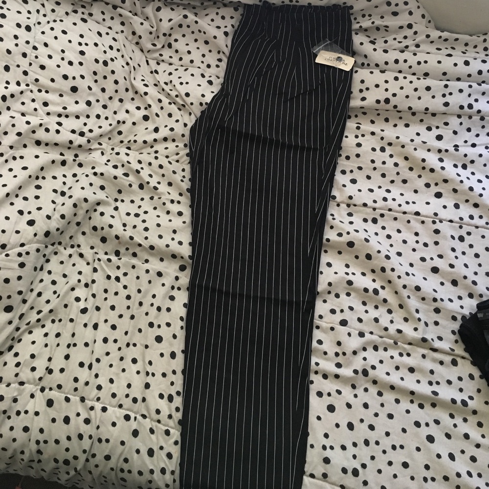Striped trousers