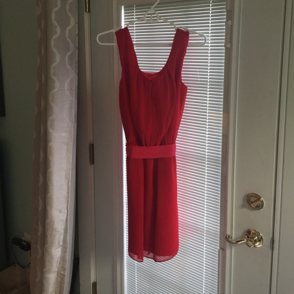 Red dress