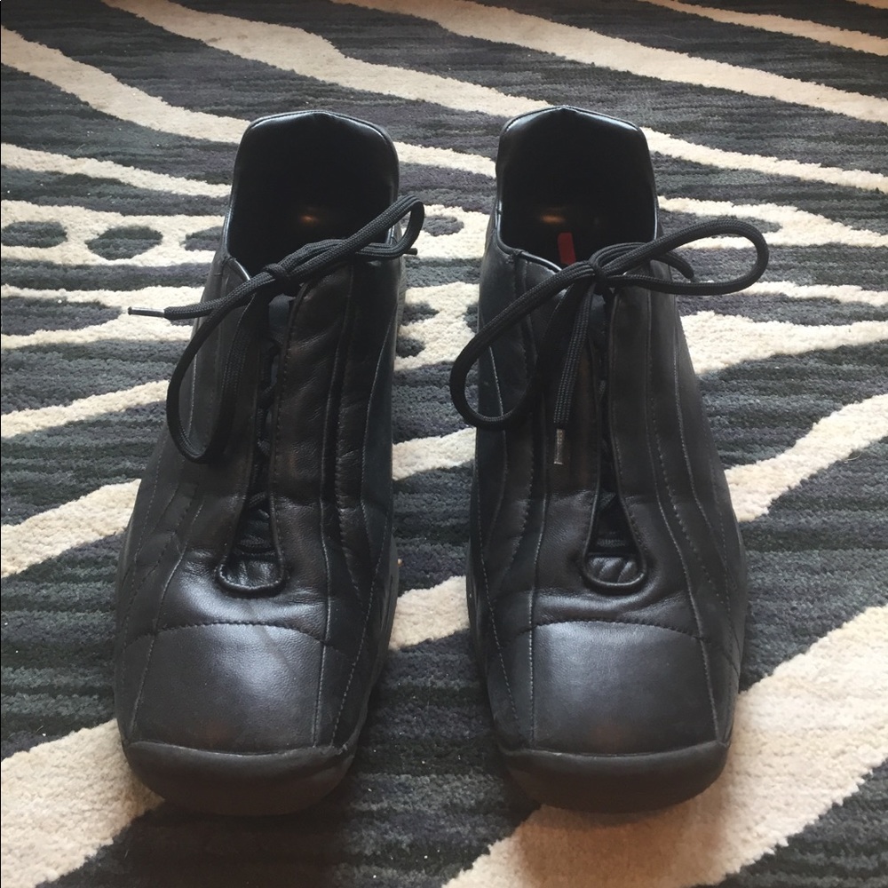 Men's Prada sneakers.