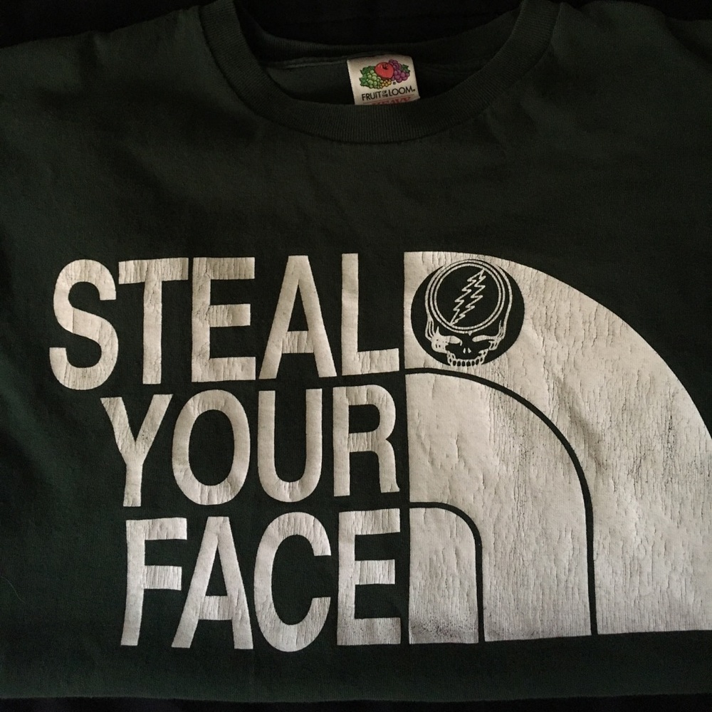 Grateful Dead Steal your Face North face logo