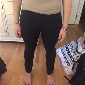 Off black leggings