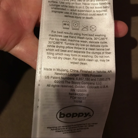 washing boppy lounger