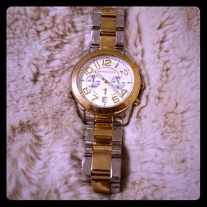 Michael Kors gold and silver watch