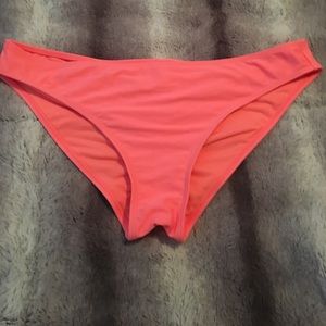 Coral bikini bottoms