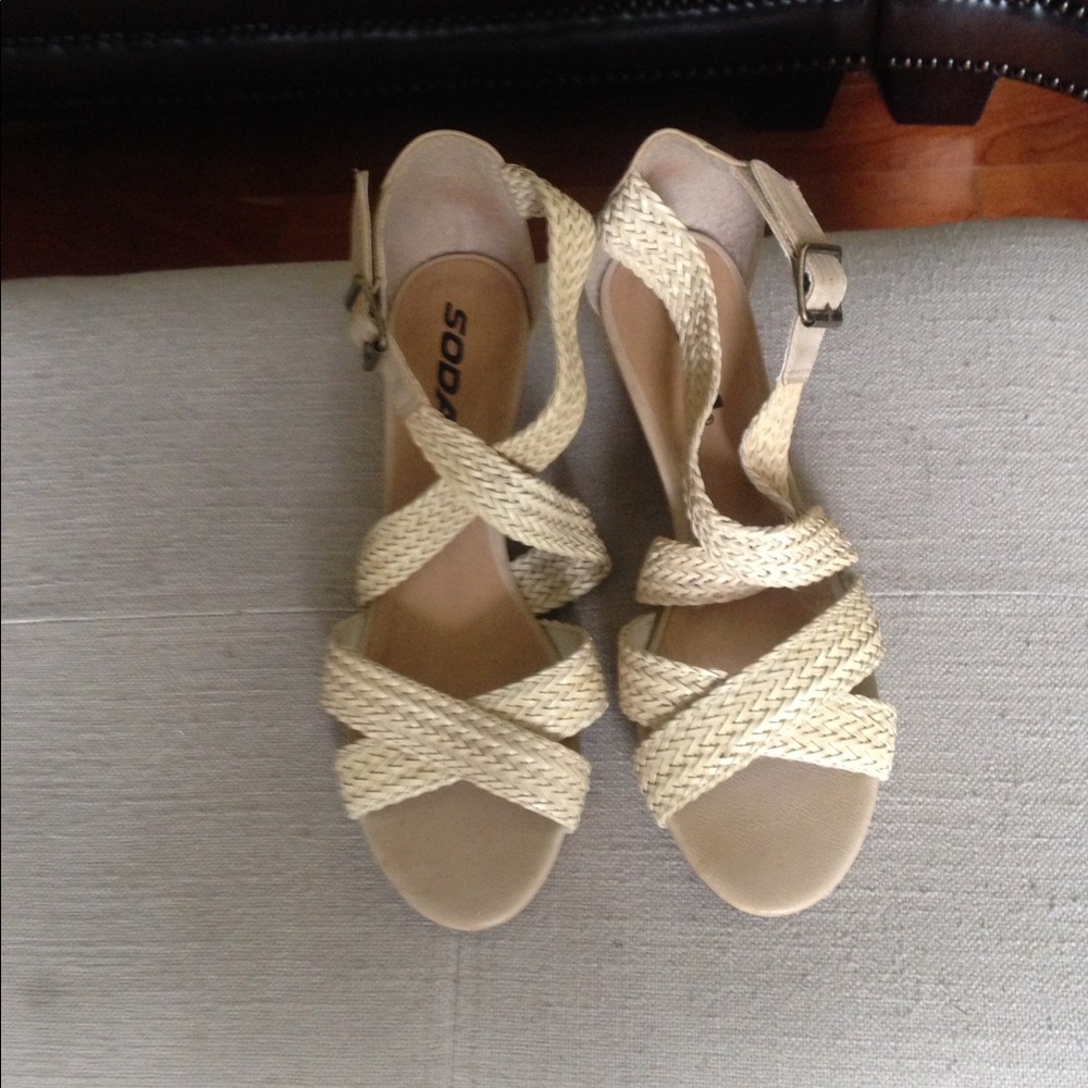 Brand new sandals.