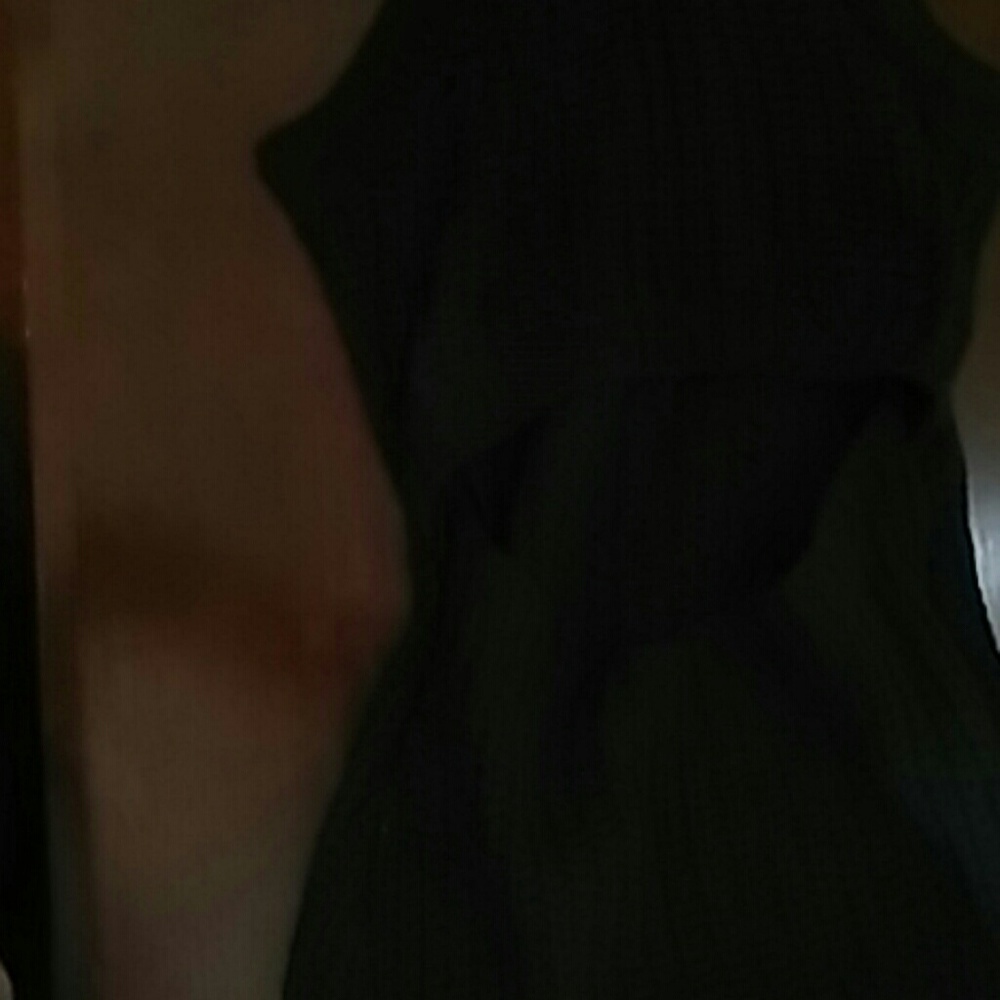 Black sweater dress