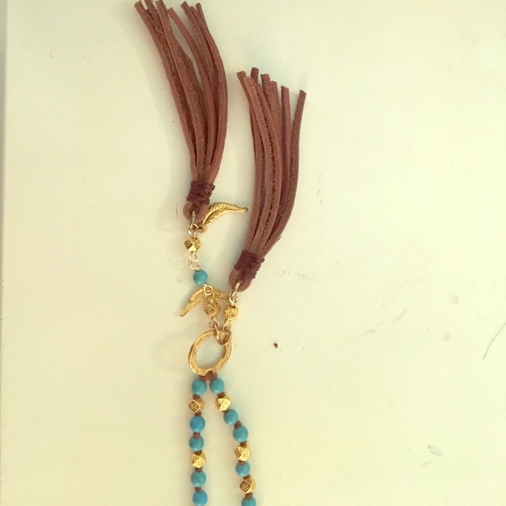 Gold & Turquoise Necklace