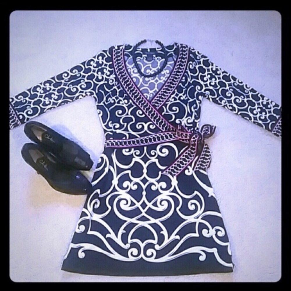 White House Black Market wrap dress