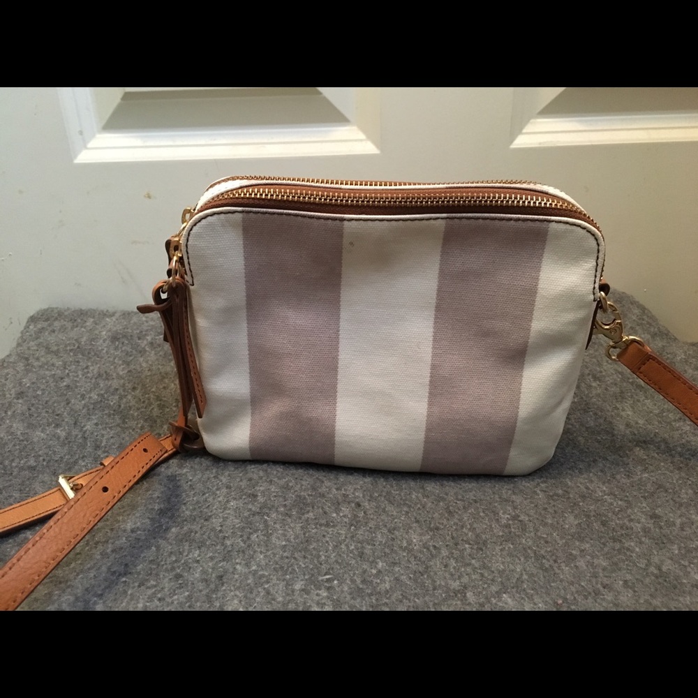 Fossil Double-Zip Crossbody Purse