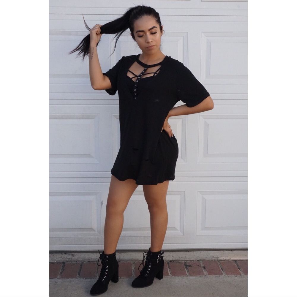 Distressed Tunic/Dress