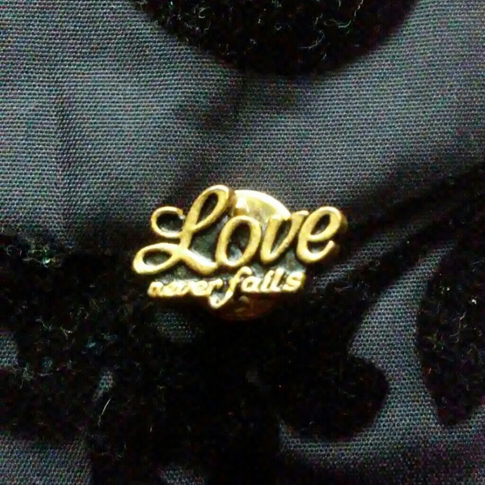 Love Never Fails Lapel Pin