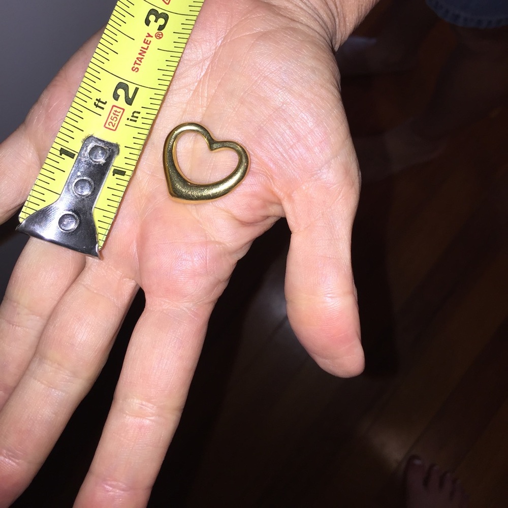 18kt gold Tiffany & Co. large heart.