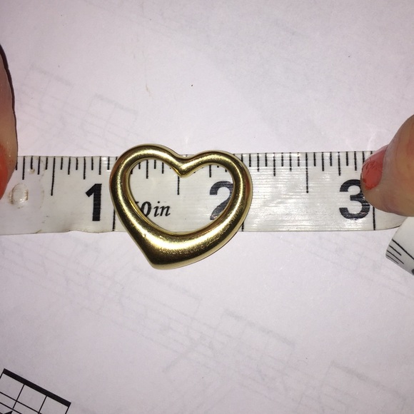 18kt gold Tiffany & Co. large heart. - Picture 3 of 4