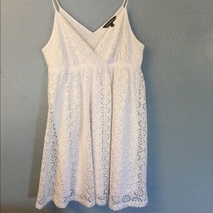 White eyelet cute sundress