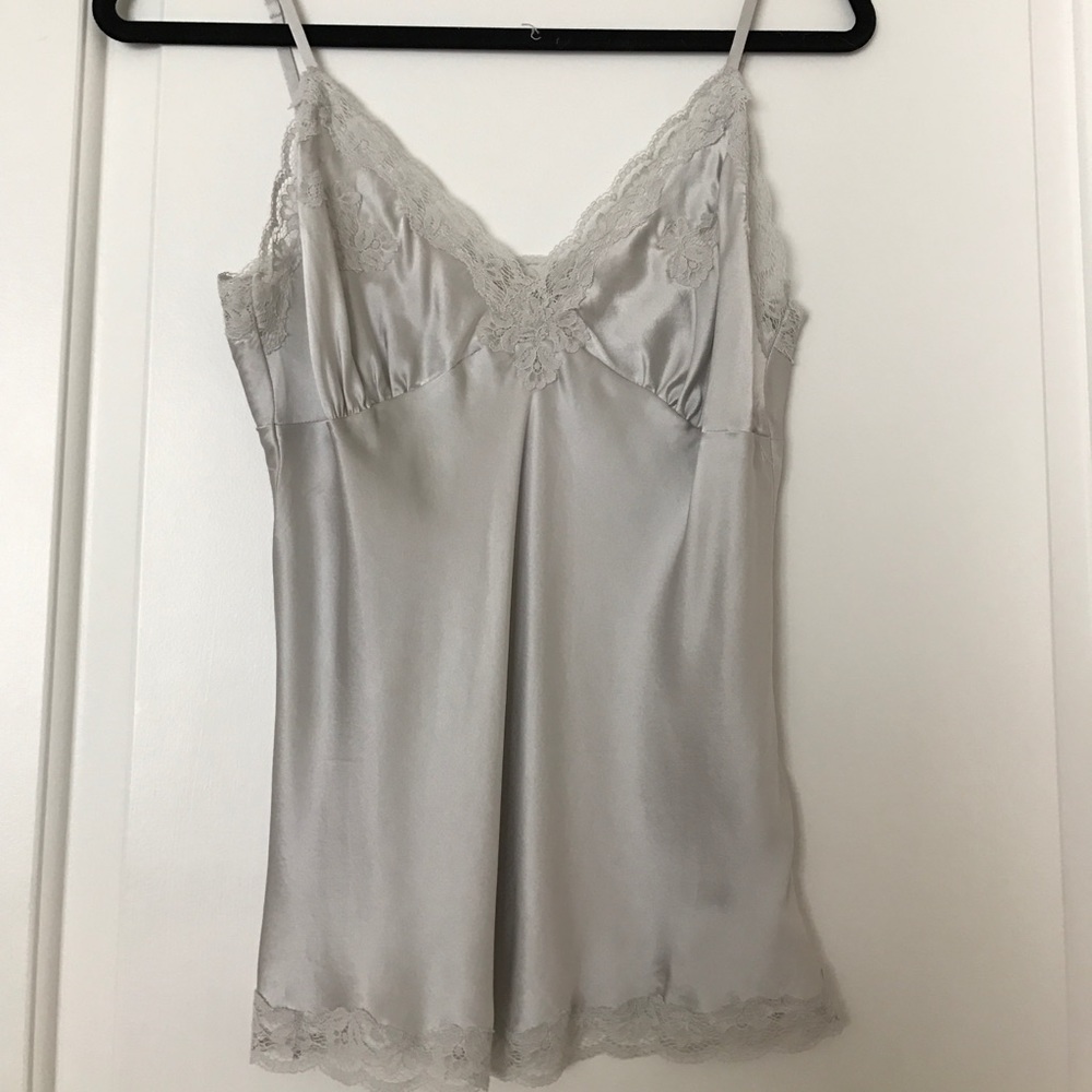 Gold hawk silk camisole