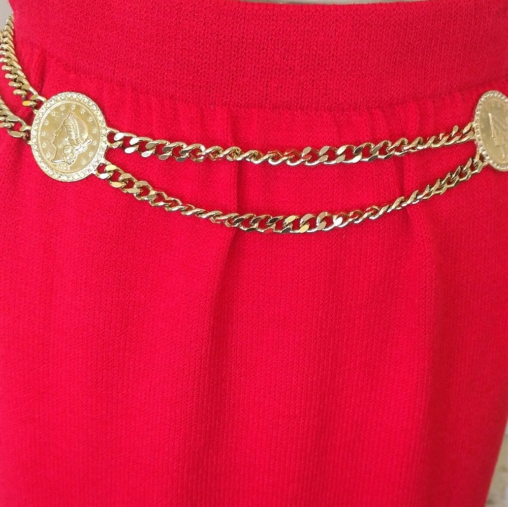 St. John Gold Chain Belt