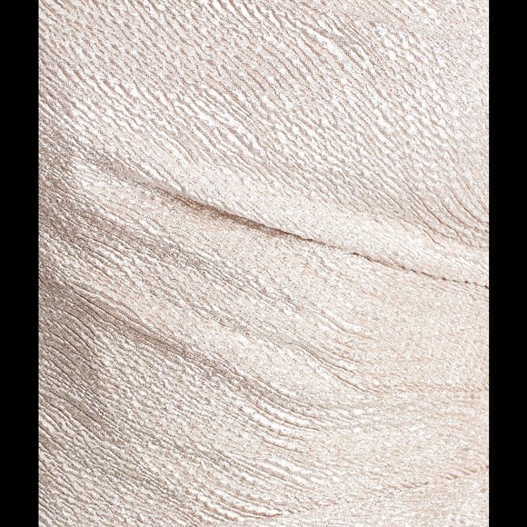 Adrianna Papell Metallic One-Shoulder Gown size 2 - Picture 3 of 8