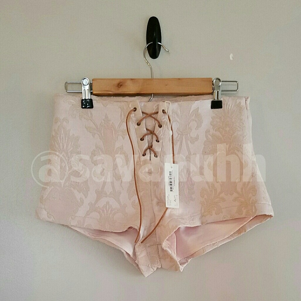 Anastasia Brocade Lace Up Shorts