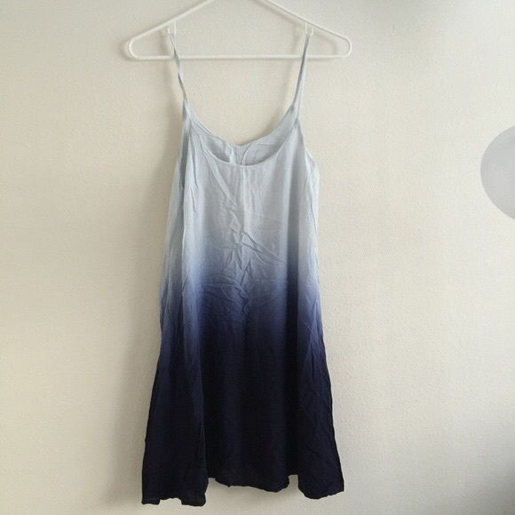 RARE Brandy Melville blue ombré dress - Picture 1 of 2