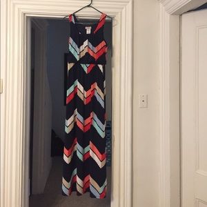 Patterned Maxi Dress (small)