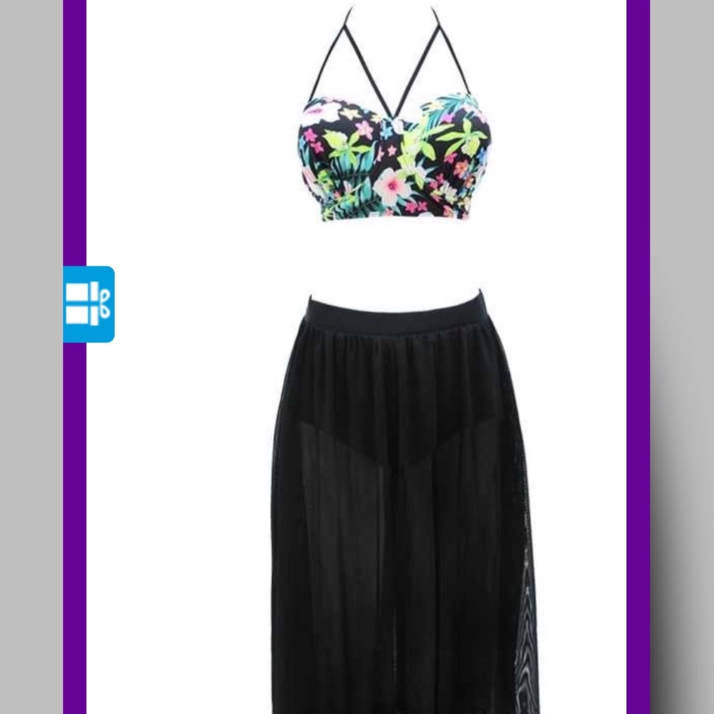 Printed Highwaist 2 piece