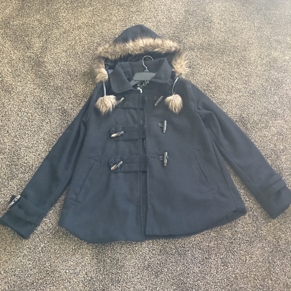 Doll House black Faux fur jacket