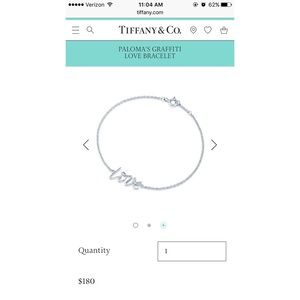 Tiffany & Co. Paloma's Graffiti Love Bracelet