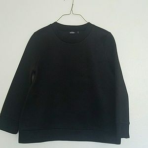 Kate Spade Saturday Black Neoprene Sweatshirt