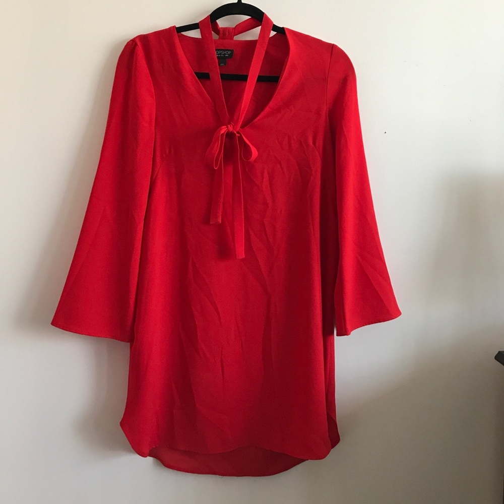 Red dress