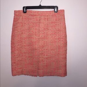Coral J. Crew Pencil Skirt (size 8)