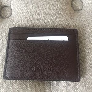 Unisex compact clip card case