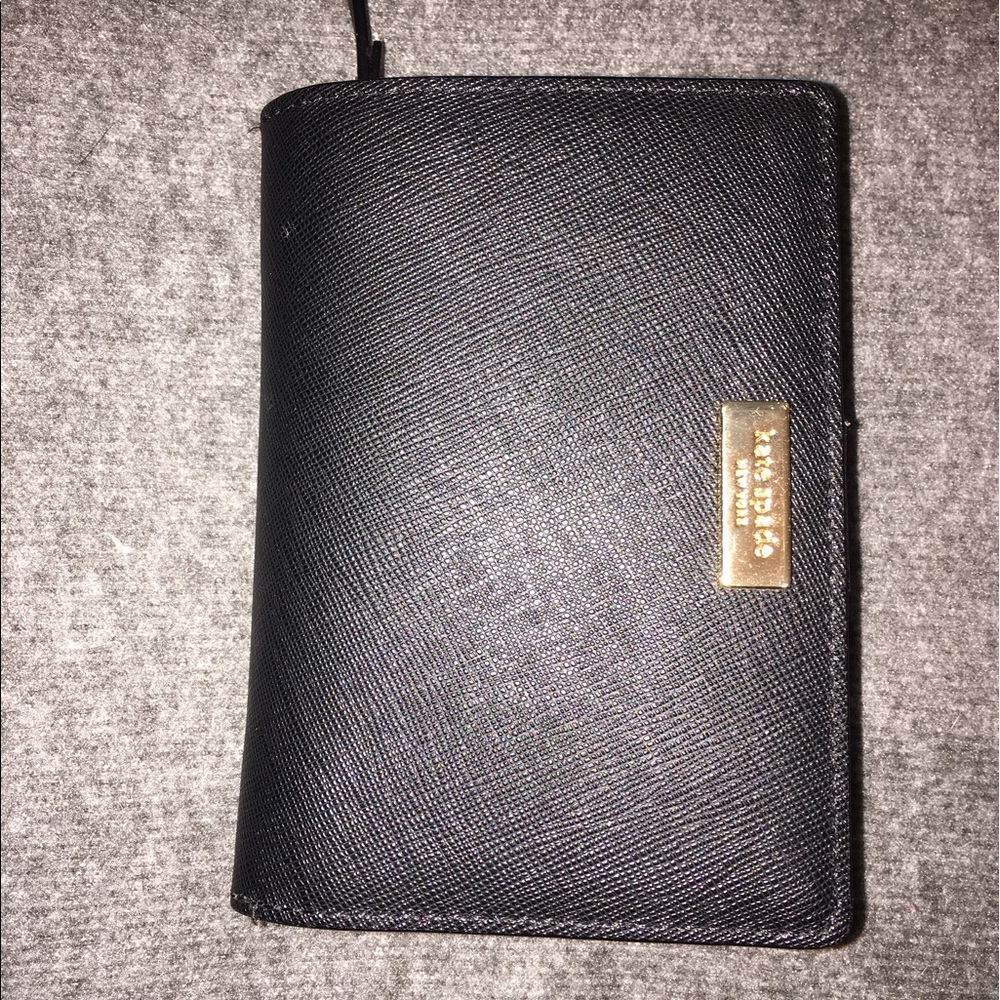 Kate Spade Cara Wallet Black Saffiano Leather