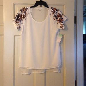 Sequined t-shirt NWT