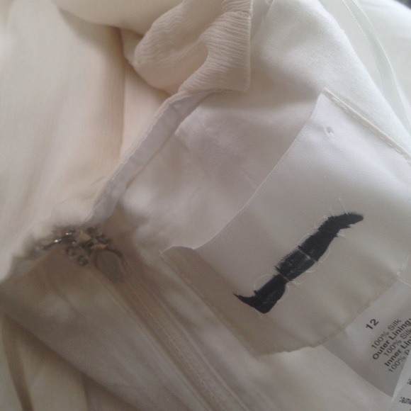 NEw JCrew taryn wedding dress silk summer $550 - Picture 4 of 5